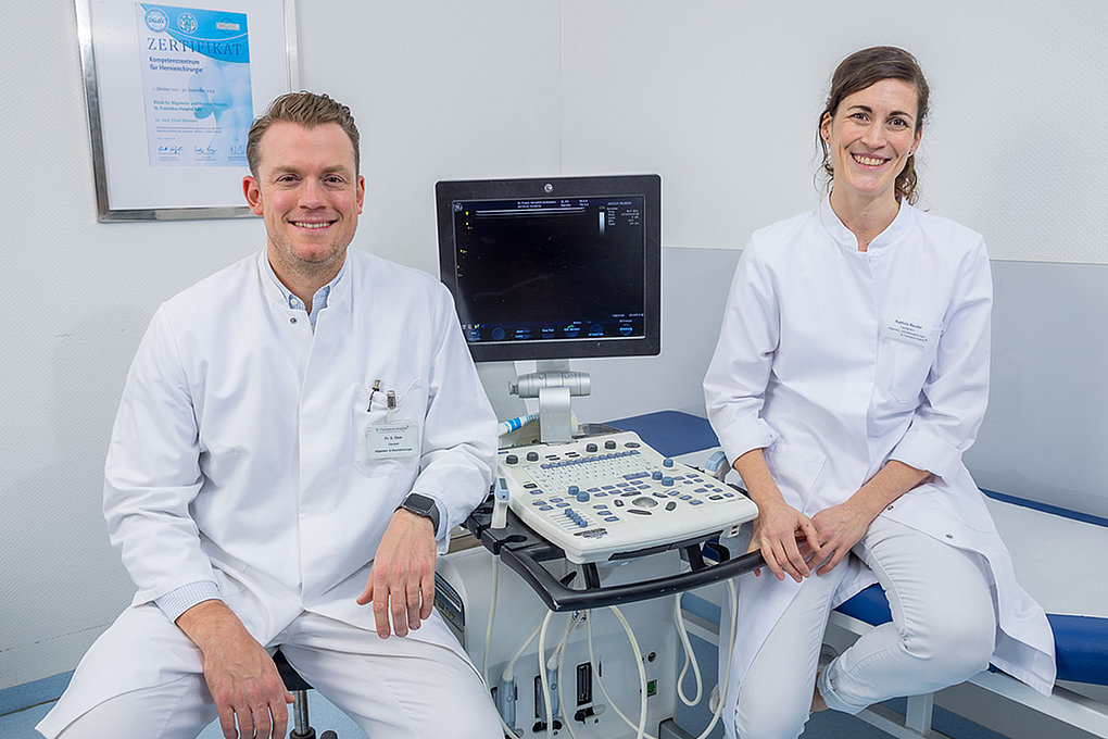 Dr. Sebastian Ohm und Fachärztin Katrin Reuter